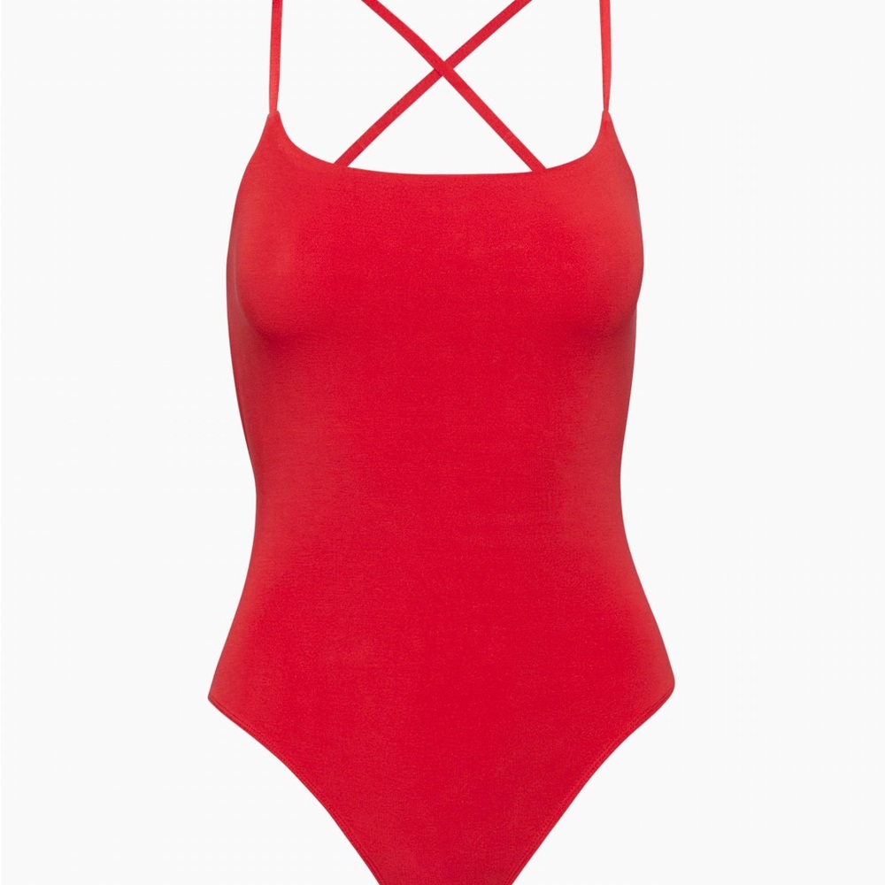 Babaton Red Bodysuit